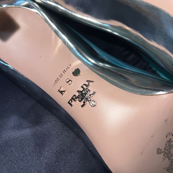 Prada Calzature Donna Pump Heel with Dust Bag Women's Size 38.5 - Picture 8 of 9